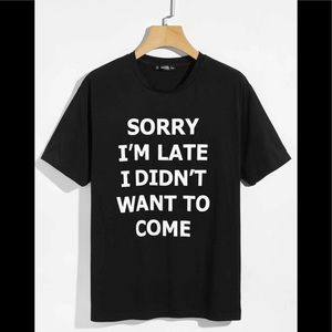 MENS BRAND NEW SLOGAN T-SHIRT (NWT)